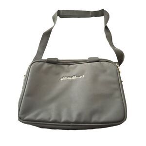 Eddie Bauer Gray Portable Spacious Shoulder Strap Zipper Closure Camera Case